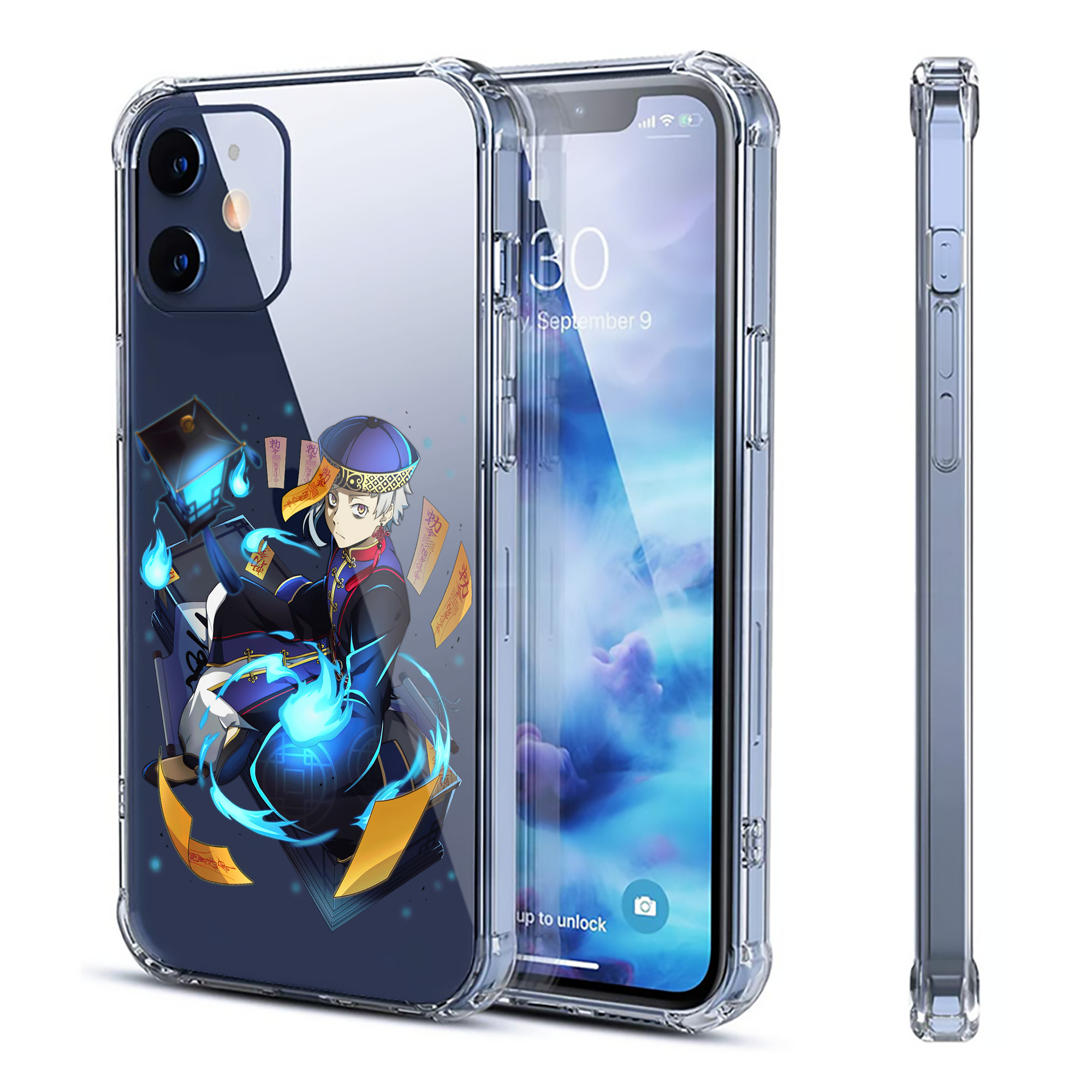 （画像用） 文豪ストレイドッグス Bungo Stray Dogs 【iPhone 12シリーズ対応】透明スマホケース（クリアソフトケース）
